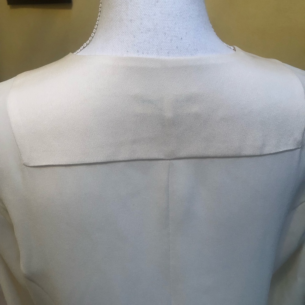 Rag & Bone Ivory Long Sleeve Tuxedo Shirt Sz Med. - Picture 9 of 16